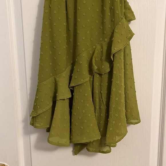Chelsea28 Flutter Sleeve Faux Wrap Minidress - Picture 5 of 5